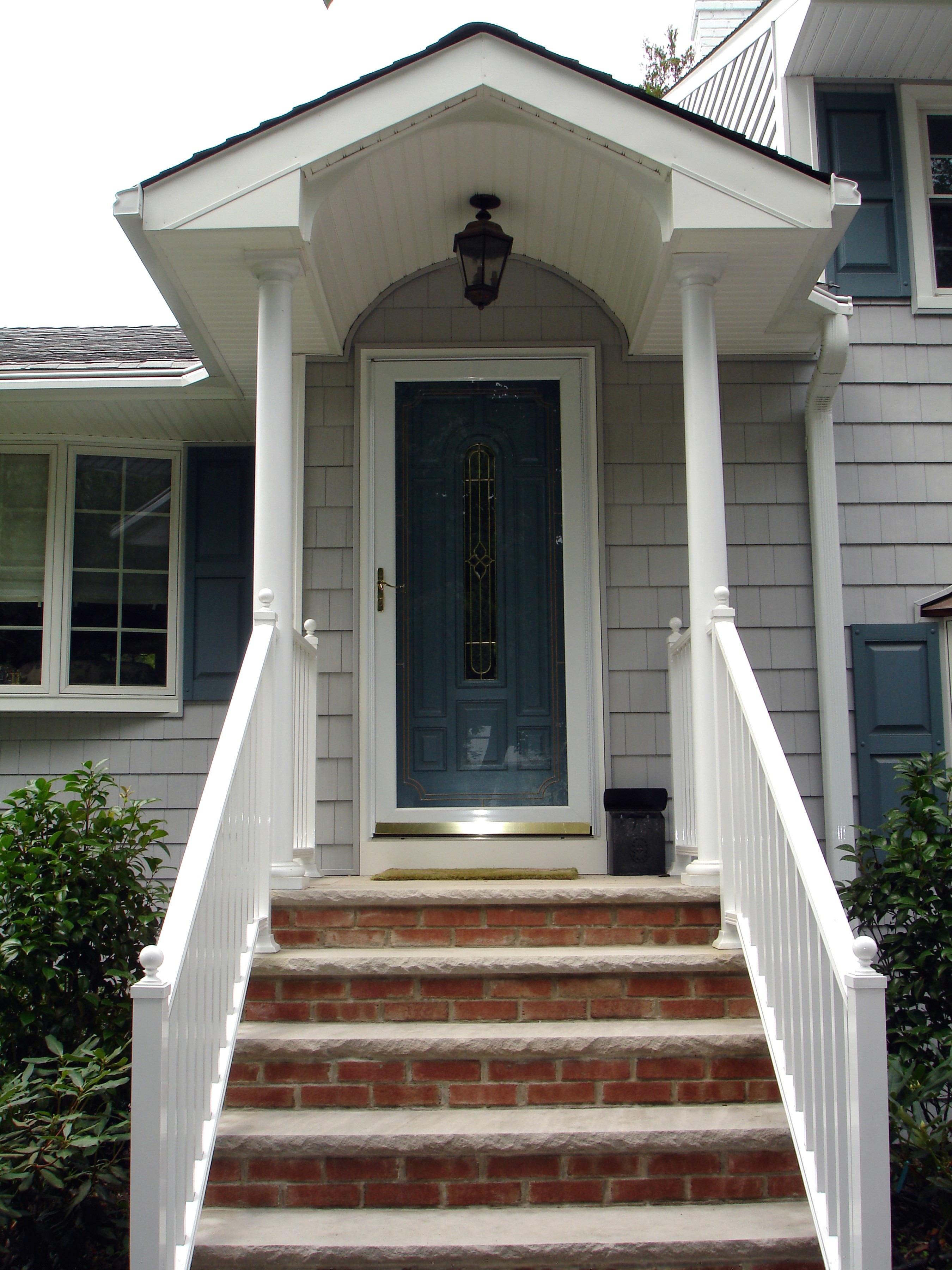Front Entry Portico Remodeling Projects in New Jersey Design Build
